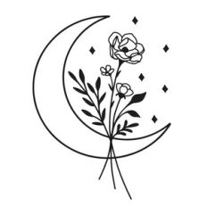 floral moon