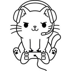 gamer cat