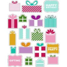 ml birthday presents stickers