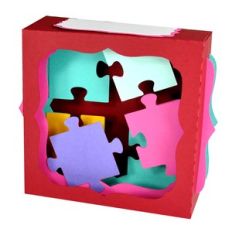 puzzling gift card box