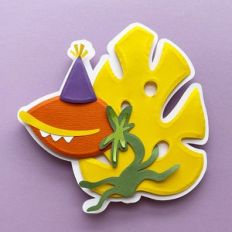 carnivorous plant cake topper