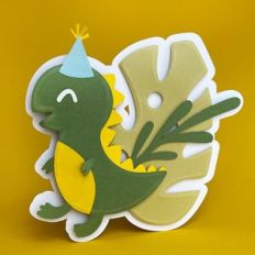 tyrannosaurus party cake topper