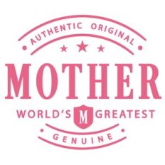 mom mother's day label