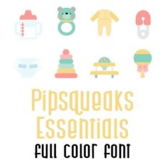 pipsqueaks essentials - full color font