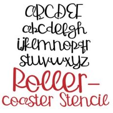 pn rollercoaster stencil