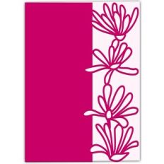 star magnolia bough lace edged card