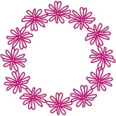 star magnolia wreath frame