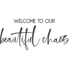 welcome to our beautiful chaos
