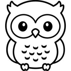 night owl outline