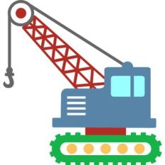 big crane tractor toy
