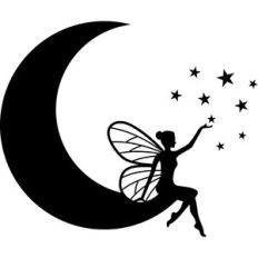 fairy on the moon