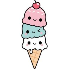 cute ice cream cone