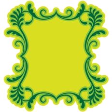 ornate frame and mat