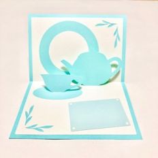 teapot and cup invitation