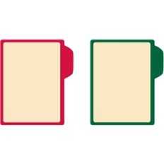 christmas tabbed journaling cards