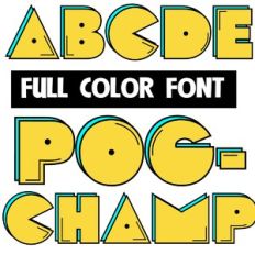pogchamp color font