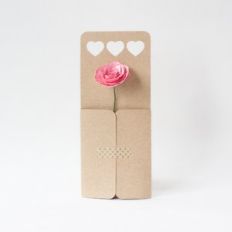heart flower envelope by farren celeste