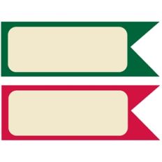 christmas page flags / tabs