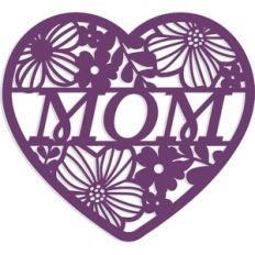 mom floral heart