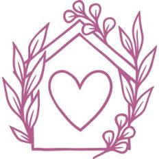 house with heart