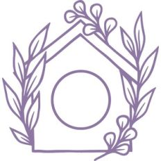 house monogram frame