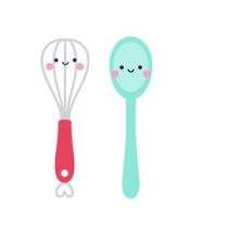 cooking utensils - made with love