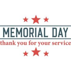 memorial day thank you