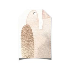 neutral watercolor tag