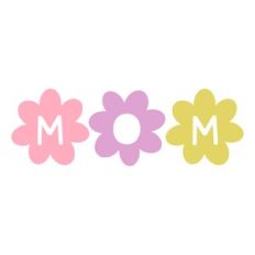 mom with flowers