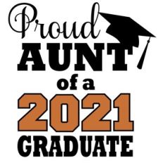 proud aunt of a graduate