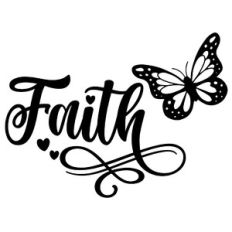 faith butterfly word