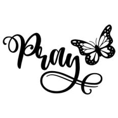 pray butterfly word