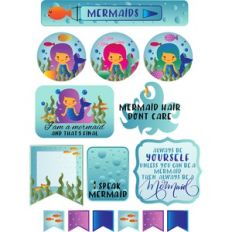 mermaid stickers and quotes