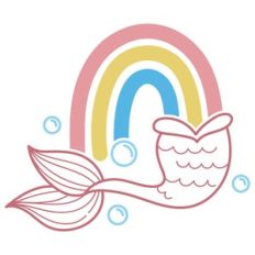 mermaid rainbow