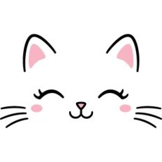 cute cat face