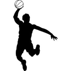 basketball player silhouette