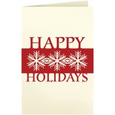 happy holidays card