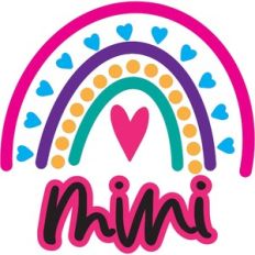 mini - rainbow design - mother's day