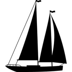 sail boat silhouette
