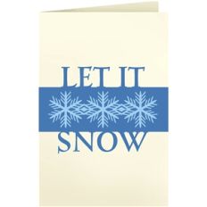 let it snow card