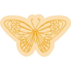 sketched butterfly