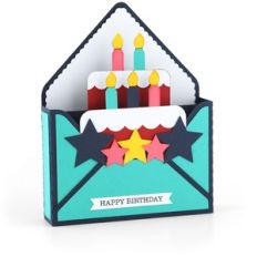 box card envelope birthday cake boy