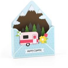 box card envelope happy camper