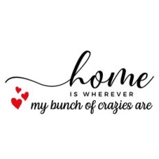 home is wherever my bunch of crazies are