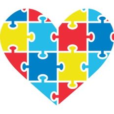 autism heart puzzle