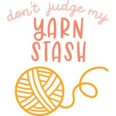don't judge my yarn stash