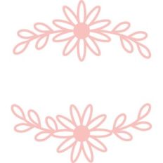 floral top bottom border