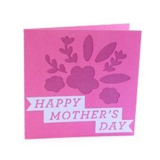 happy mothers day cut out card