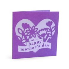 mothers day heart card