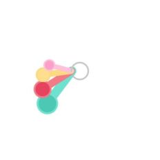 measuring spoons - made with love